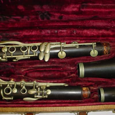 Vintage Martin Freres LaMonte Model 1 Grenadilla Bb Clarinet - AS IS NOT WORKING image 2