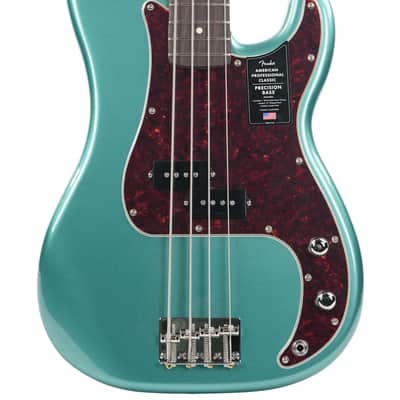 Fender American Professional Classic Precision Bass Faded Sherwood Green image 5