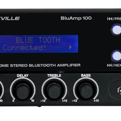 Rockville BLUAMP 100 Home Stereo Bluetooth Amplifier w/ USB/RCA Out+Wireless Mic image 3