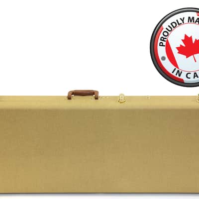 Deluxe Tweed Hardshell Rectangle Bass Guitar Case Model 231TW (Made In Canada) image 2