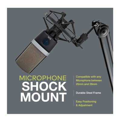 Immagine Knox Gear Microphone Shock Mount for 25mm to 28mm Handheld Microphones - 14