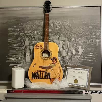 Morgan Wallen - Signed I’m The Problem 2025 (Tour Edition) Epiphone Songmaker DR-100 image 1