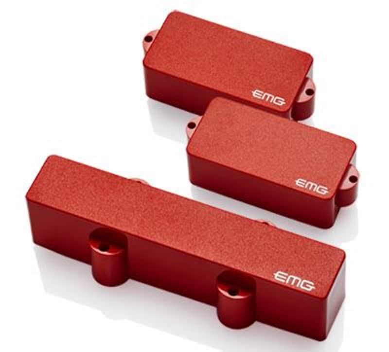 EMG PJ HZ-Passive PJ Bass Pickups 2015-Present - Red image 1