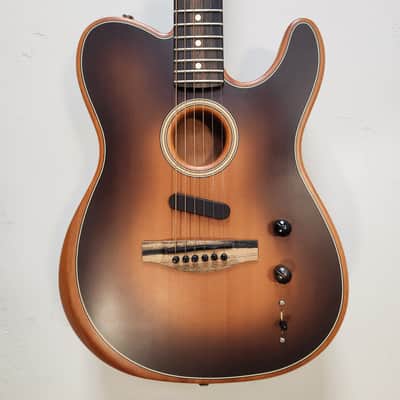 2019 Fender American Acoustasonic Telecaster - Sunburst w/ Original Gig Bag and Case Candy image 5