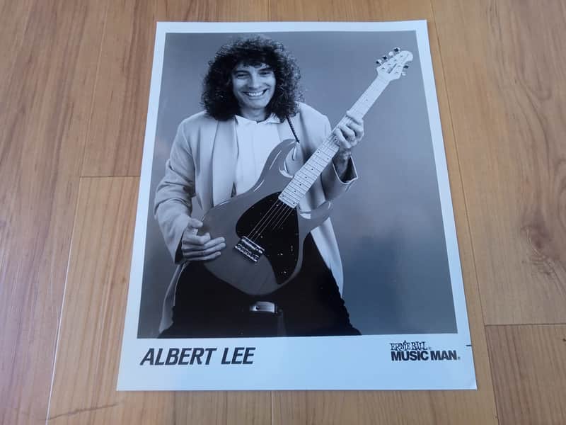 Vintage Late 1980's Ernie Ball Music Man Albert Lee Gloss Promotional Photo! Rare, Original! image 1