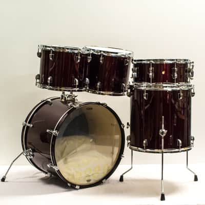 Ludwig Accent CS Combo Wine Red Drum Set 12/13/16/22/14 image 3
