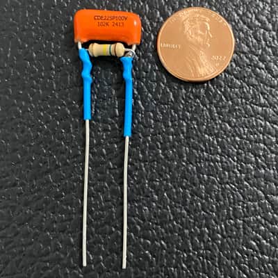 Guitar Treble Bleed Circuit .001µF Orange Drop Cap & 150K Resistor image 3