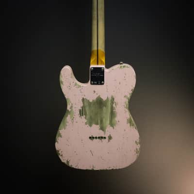 Fender Fender Custom Shop 1951 HS Telecaster - Super Heavy Relic Shell Pink 2024 - Super Heavy Relic Shell Pink image 8