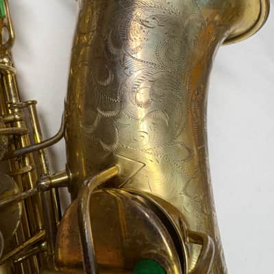 C.G. Conn CHU BERRY ALTO SAXOPHONE 1927 - Gold Plated image 10