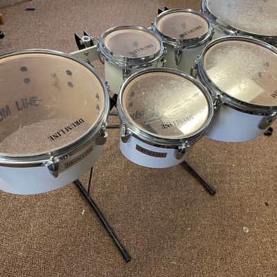 Drumline Marching Band Tenors 6 Drums - Quads Tom Drums with Stand image 4