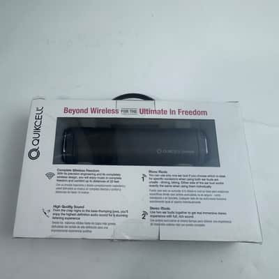 Quikcell Gemme True Wireless Earbuds with Portable Charging Dock Black Boxed TWS image 2