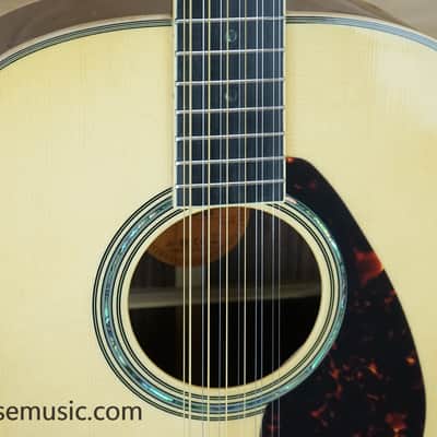 Immagine Yamaha LL16-12HB ARE 12-String Jumbo Acoustic-Electric - Natural - 4