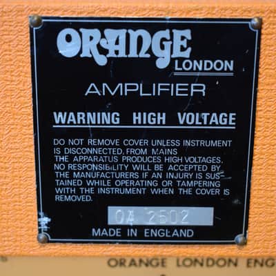Orange OR120 1973 - Pics only image 12