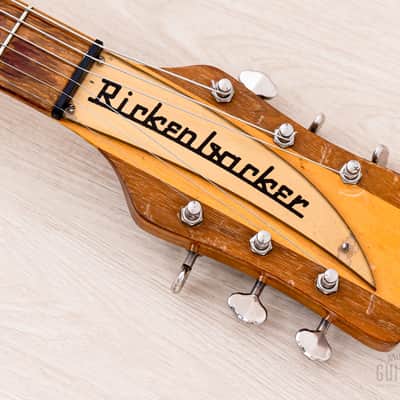1961 Rickenbacker 450 Combo Vintage Electric Guitar Mapleglo w/ Toaster Top Pickups, Case image 4