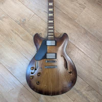 Ibanez ASV10AL-TCL Artcore Vintage with Rosewood Fretboard Left-Handed 2017 - Tobacco Burst image 2