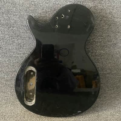 Black Basswood Solid Guitar Single Cutaway Body image 6
