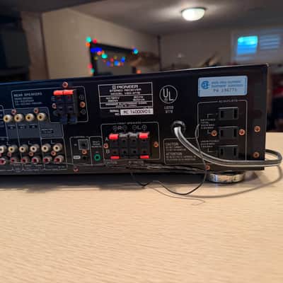 Immagine Pioneer VSX-411s Home Theater Receiver 100WPC Equalizer Phono Tested Works Rare! - 11