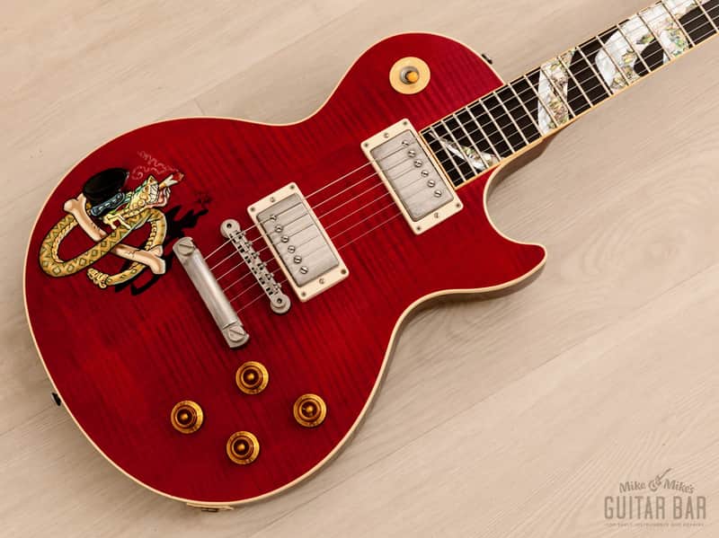 1997 Gibson Custom Shop Slash Snakepit Les Paul Cranberry Near-Mint w/ Case, Yamano image 1