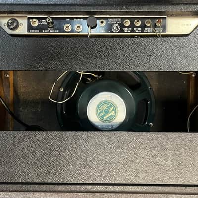 1965 Fender Deluxe Reverb AB763 -- Pre-CBS Blackface Serial A 06439 image 6