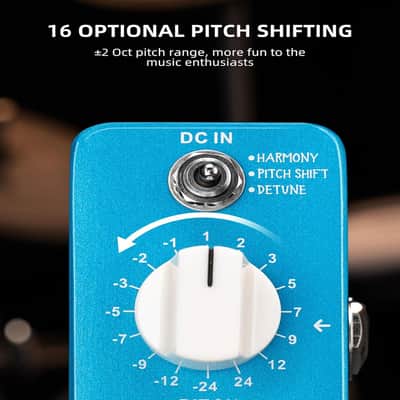 LEKATO Pitch Box Pitch Shifter Guitar Pedal Analog Guitar Effects True Bypass image 2