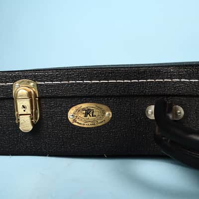 TKL Les Paul Hardshell Case Black Exterior Red Plush Interior Canada image 6