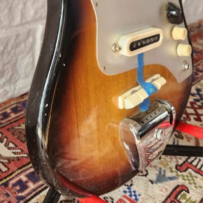 RARE! Kent Polaris II Sunburst w Trem System 1965 Japan image 17