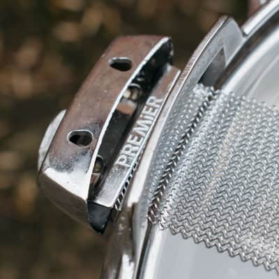 Vintage 1970s Premier 2000 Chrome over Aluminium COA Snare Drum 14x5" image 10