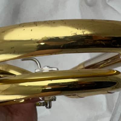 Yamaha YSL-448G Intermediate Bb/F Trombone 2010s - Lacquered Brass image 13