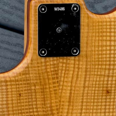 Wal Mk. II 5 string Bass 1990 stunning figured Olive Ash 1 of a kind & ready for your collection ! image 11