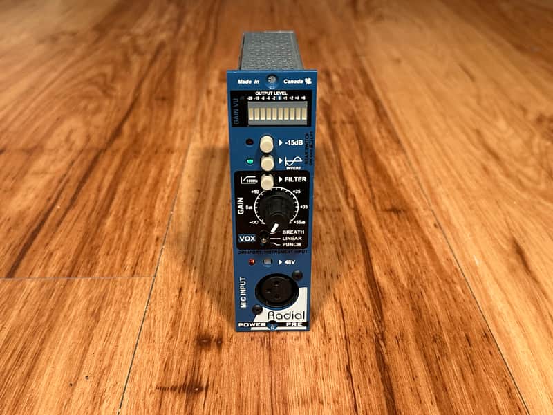Radial PowerPre 500 Series Mic Preamp Module 2010s - Blue image 1