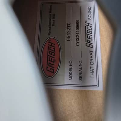 Gretsch G5422TG Electromatic Classic 2024 Double Cut Snowcrest White Tweed Hardcase image 15