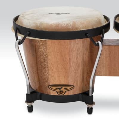Latin Percussion LP CP Trad 6" - 7" Bongo Oak Natural Black (CP221-AW) image 5