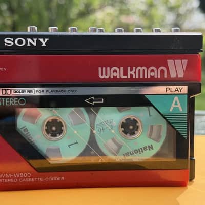 Sony WM-W800 Rare Vintage Walkman Dual Cassette Player Recorder Japan Warranty image 16