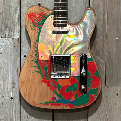 New Fender Artist Series Jimmy Page Telecaster with Rosewood Fretboard - Natural with Dragon Graphic, Get the Led Out! Buy it Here and Support A Brick and Mortar Shop! image 2