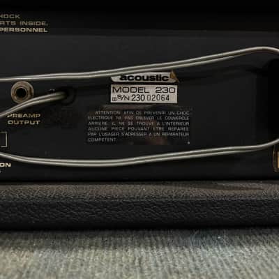Acoustic Model 230 head with 407 Cab image 7