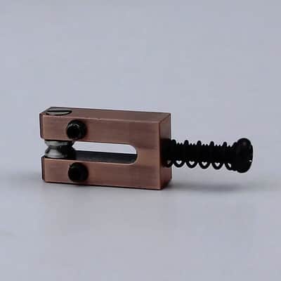 6PCS Red Bronze Brass Materiel Guitar Bridge Roller Saddles 10.8MM image 2