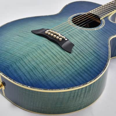 Takamine LTD 2016 Decoy Limited Edition Acoustic Guitar in Green Blue Burst! image 3