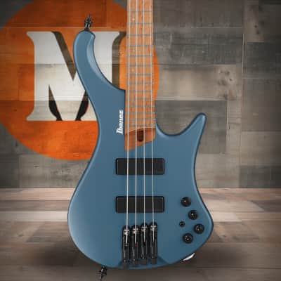 Ibanez EHB Ergonomic Headless Bass 4 String w/Bag - Arctic Ocean Matte (EHB1000AOM) image 1