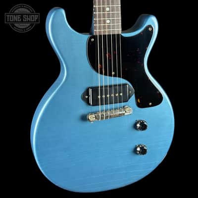 Used 2024 Gibson Custom Shop 1958 Les Paul Jr Double Cut Pelham Blue Murphy Lab Ultra Light Aged w/case TSU25244 image 4