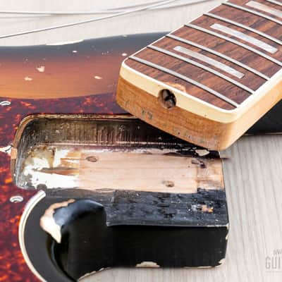 1969 Fender Jazz Bass Sunburst Faux Burst Vintage Bass w/ Case image 17