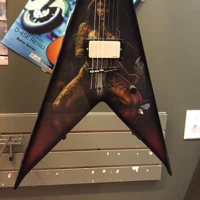 BC Rich Limited Edition Body Art Collection JR V Electric Guitar w/ EMG + Case image 3