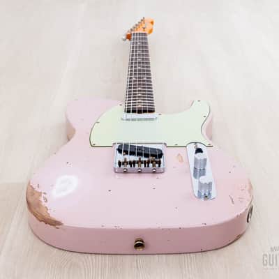 Fender Custom Shop 1963 Telecaster Heavy Relic Dirty Shell Pink, Featherweight image 8