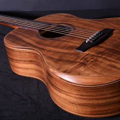 Crafter GRAND MINO ALK Koa Mahogany Acoustic Guitar Slotted Headstock image 3