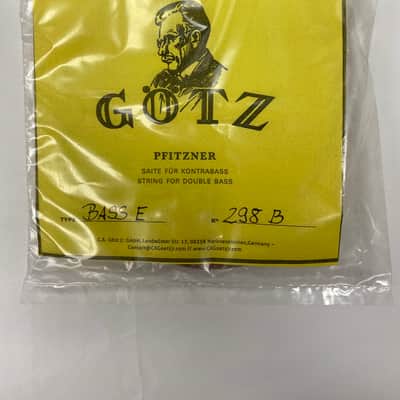 Gotz Pfitzner 'E' Plain Gut 3/4 Upright Bass String Model: 298B image 1
