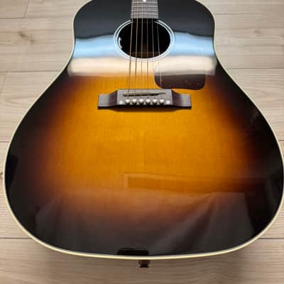 Gibson J-45 Standard Electric / Acoustic Guitar - Vintage Sunburst #5010 image 5