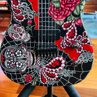 Custom Telecaster  -  Day of the Dead - Original Art - One of a Kind - LIKE NEW image 1