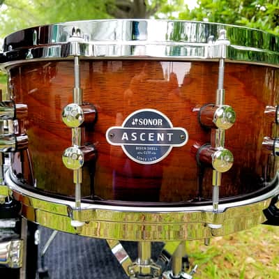 Sonor Ascent Jazz, Heavy German Beech, 12/14/18 w/ 6.5" Snare, Burnt Fade Lacquer, Local Pickup Only image 6