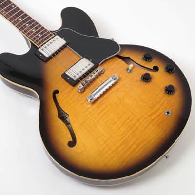 1995 Gibson ES-335 Dot Reissue - Sunburst - Flamed Maple! - Original Case image 1