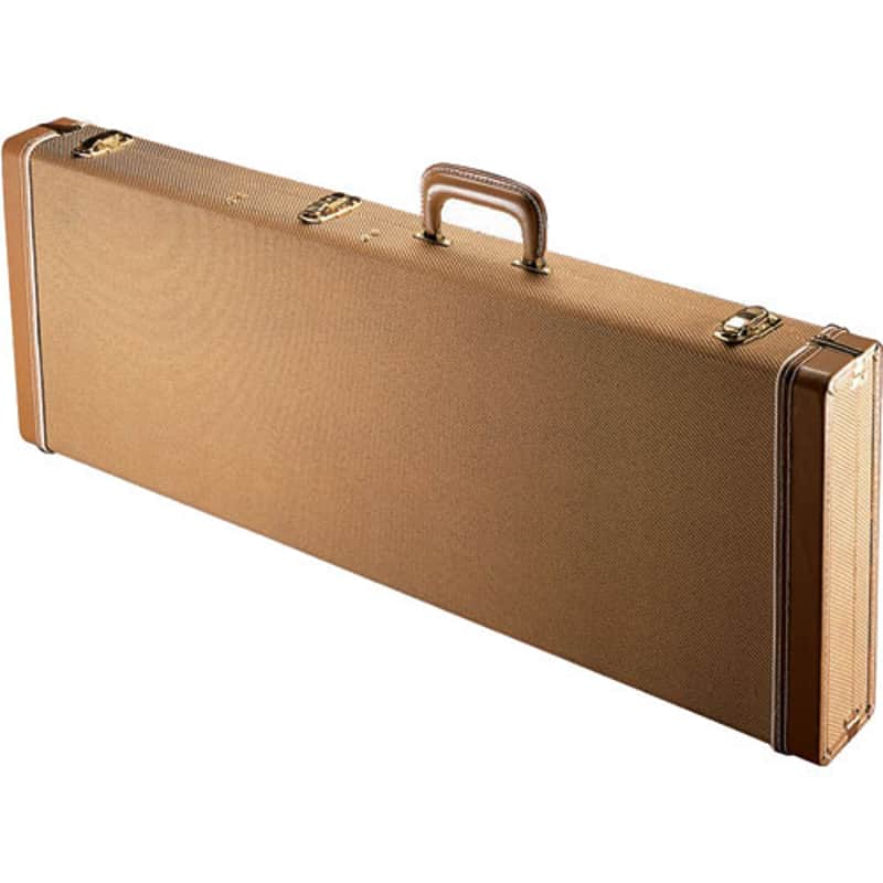 Gator Deluxe Wood Case for Electric Guitars; Tweed image 1