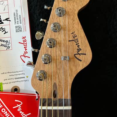 Fender Highway Parlor Acoustic-Electric Guitar, Satin Mahogany, 5lbs. 10.2oz #MXA2402512 image 9